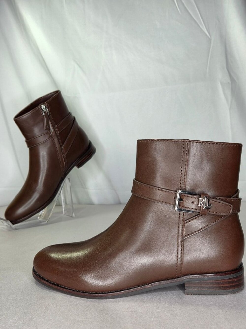 Lauren Ralph Lauren Brooke II Calfskin Bootie, Size: 7 B
